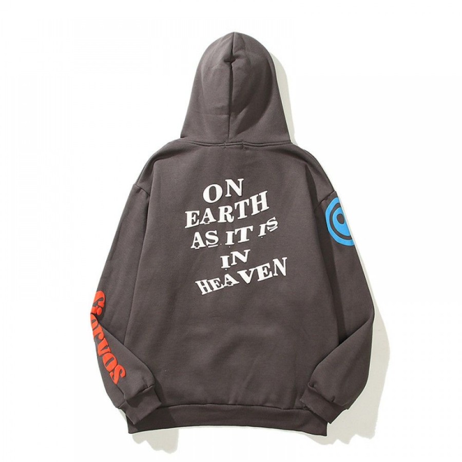 Men'S Favoshape | Hip Hop Streetwear Unisex On Earth As It Is In Heaven Hoodie