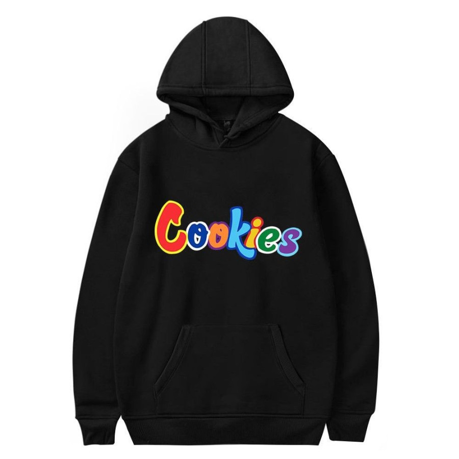 Men'S Favoshape | Unisex Streetwear Funny Cookies Letter Printed Hoodies