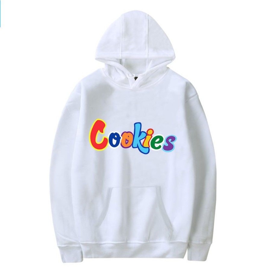 Men'S Favoshape | Unisex Streetwear Funny Cookies Letter Printed Hoodies