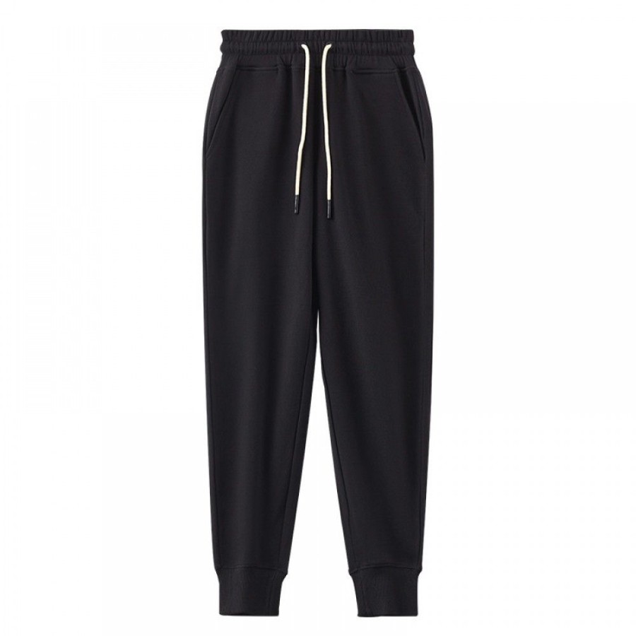 Women'S Favoshape | Unisex Drawstring Waist Solid Color Jogger Sweatpants