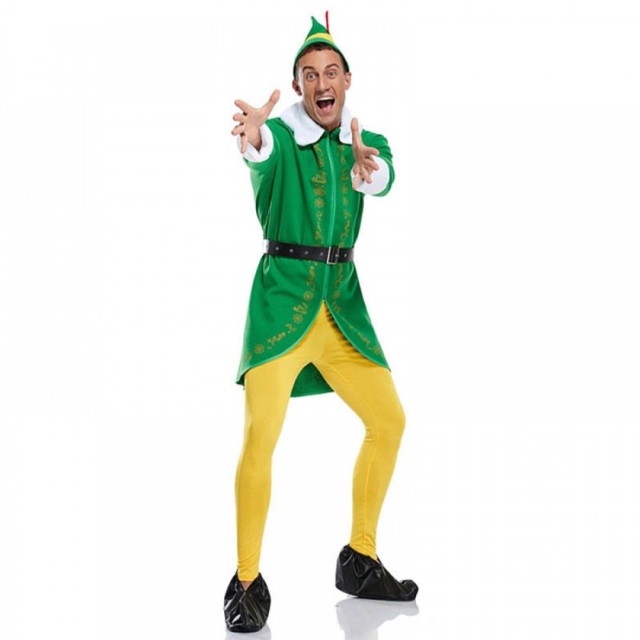 Christmas Favoshape | Christmas Buddy The Elf Costume Jovie Elf Costume Couple Elf Costumes