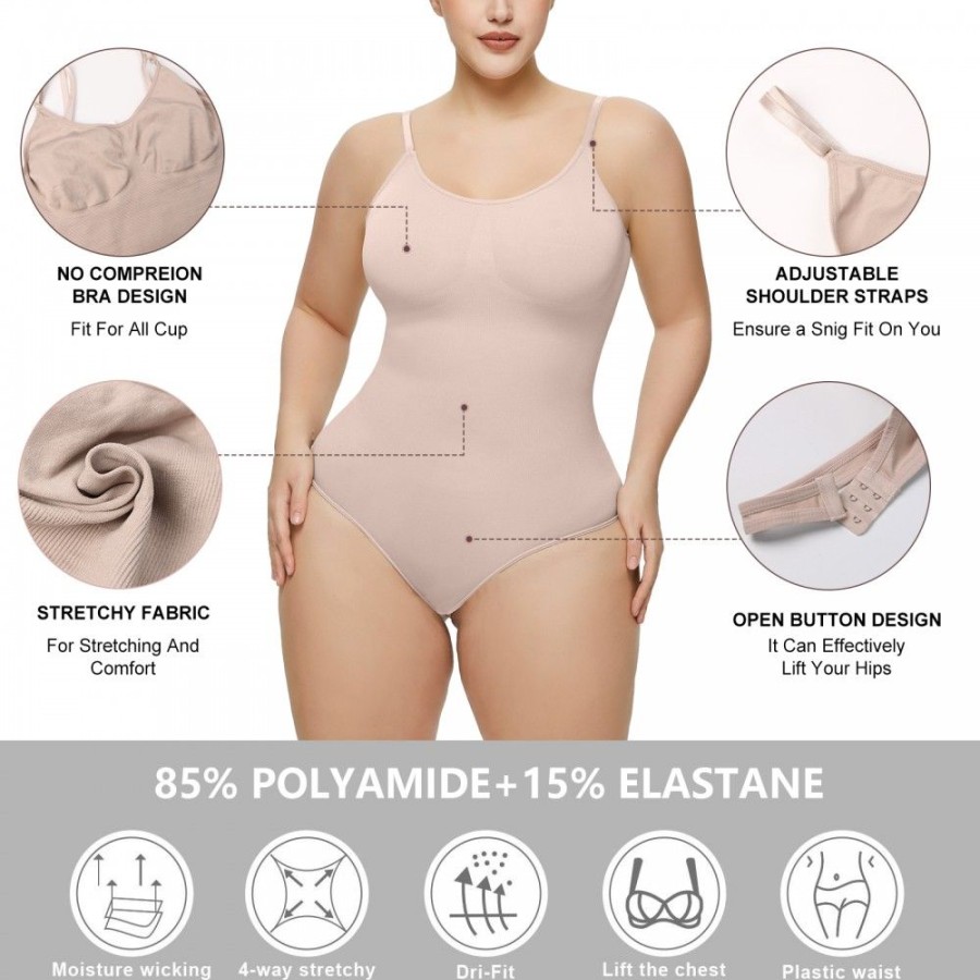 Shapewear Favoshape | Adjustable Shoulder Straps Shapewear For Women Tummy Control