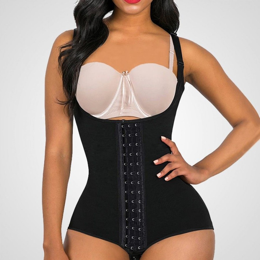 Shapewear Favoshape | High Compression Colombian Faja Seamless Open Bust Tummy Control Shapewear