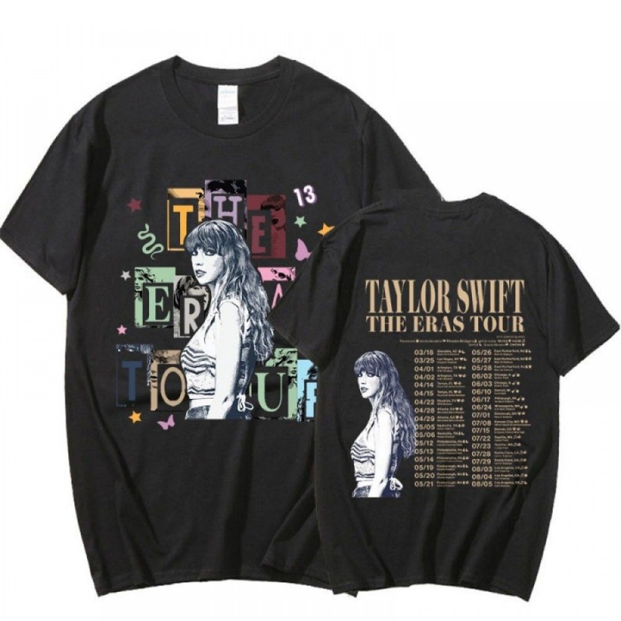 Men'S Favoshape | Taylor'S The Eras Tour Portrait Printed T-Shirt