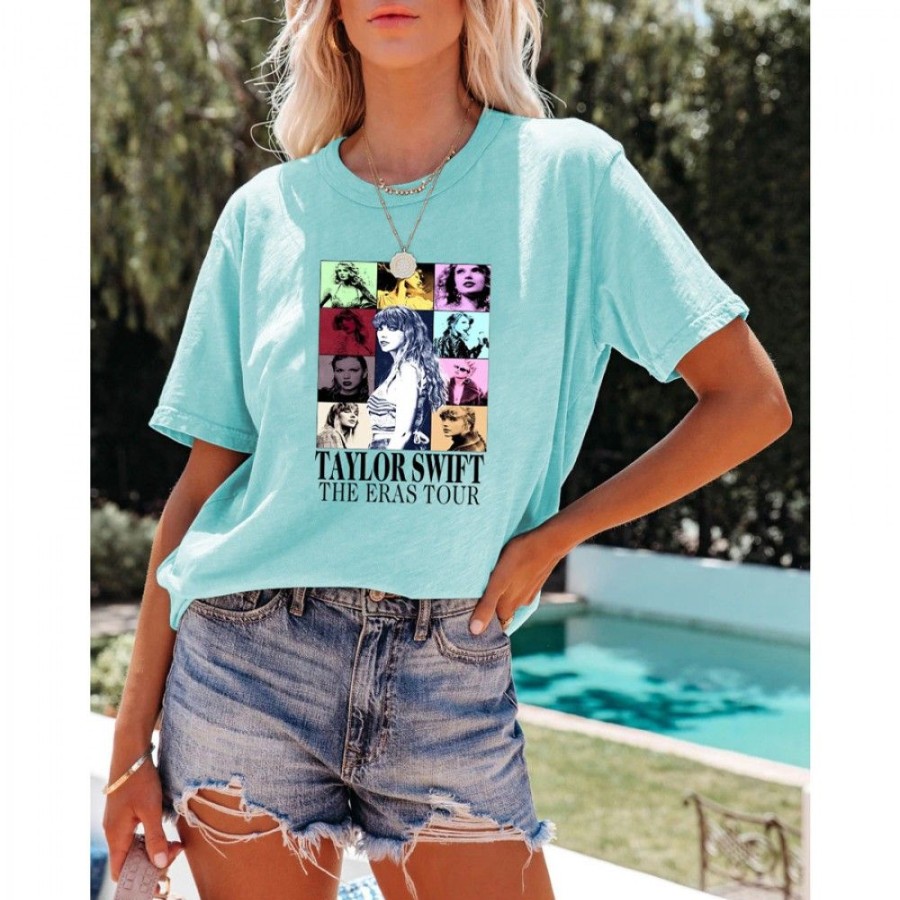 Women'S Favoshape | Women'S The Taylor'S Eras Tour Graphic T-Shirt