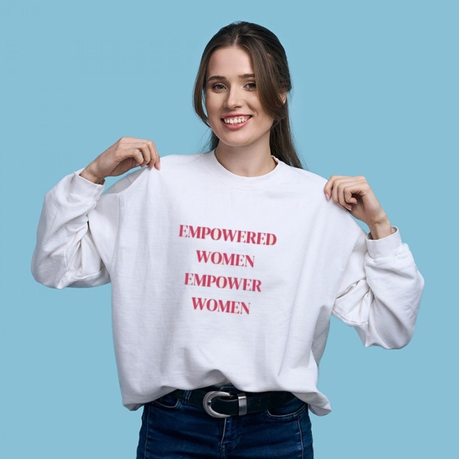 Women'S Favoshape | Women'S Empowered Women Empower Women Crewneck Sweatshirt