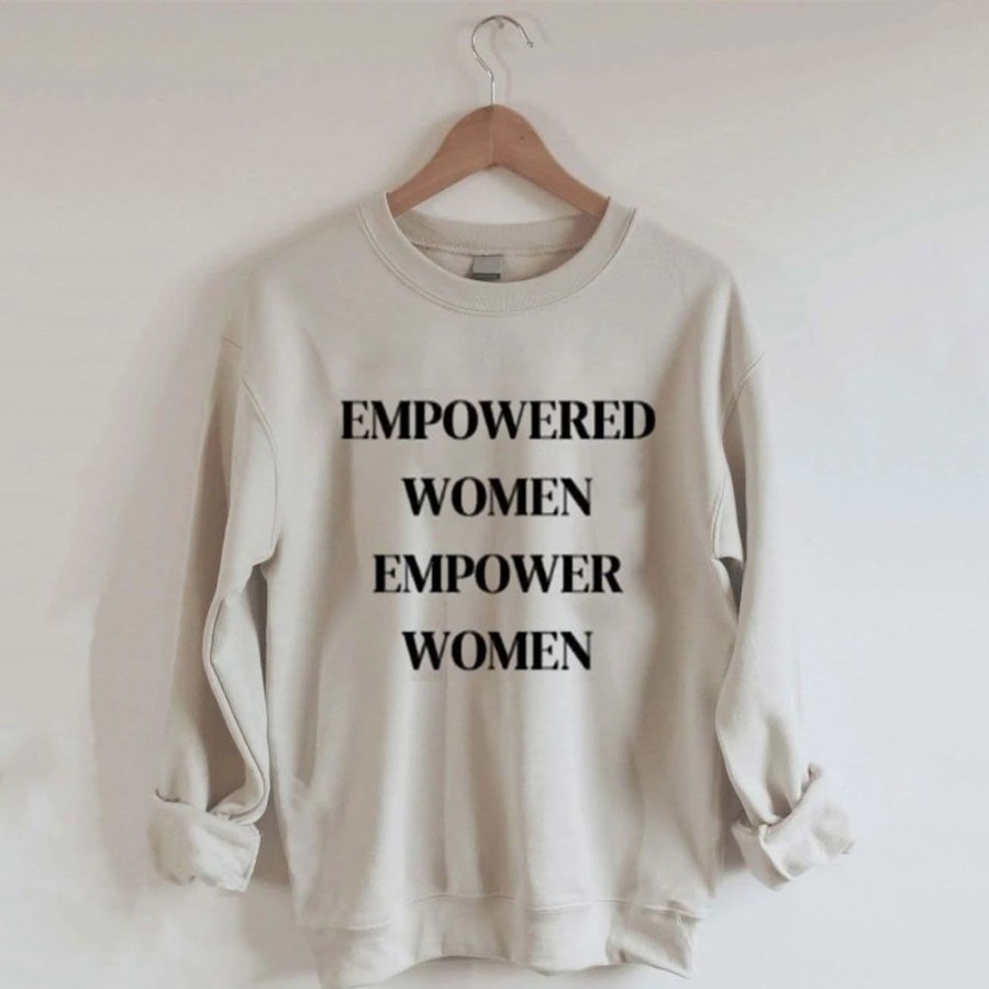 Women'S Favoshape | Women'S Empowered Women Empower Women Crewneck Sweatshirt