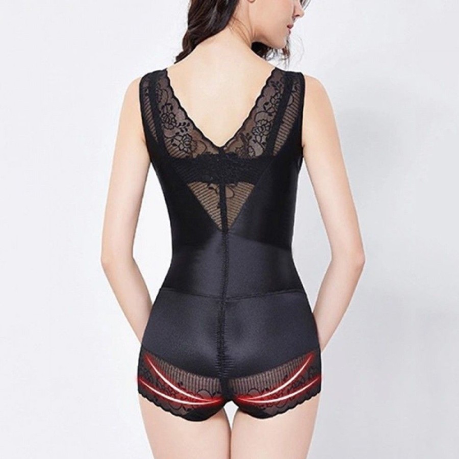 Shapewear Favoshape | Women Lace Body Tummy Control Slimming Full Body Control Bodysuits