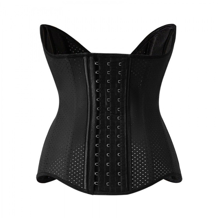 Corsets Favoshape | Women'S Underbust Waist Cincher Latex Corset Hourglass Body Shaper Sport Girdle