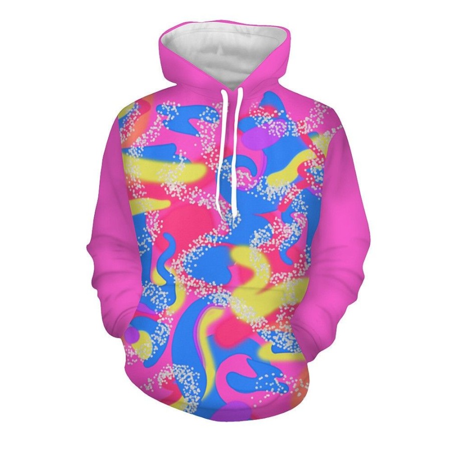 Men'S Favoshape | Unisex Tie Dye 3D Print Zip-Front Hoodie Jackets