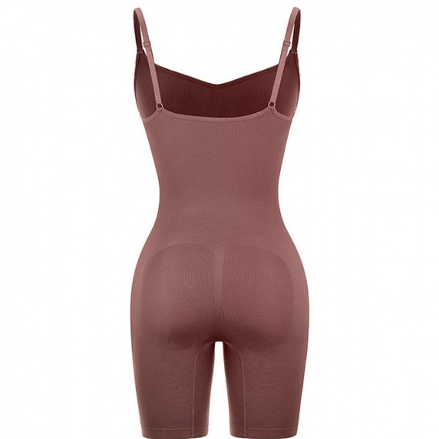 Shapewear Favoshape | Women Seamless Full Body Shaper Tummy Control Mid Thigh Butt Lifter Bodysuit