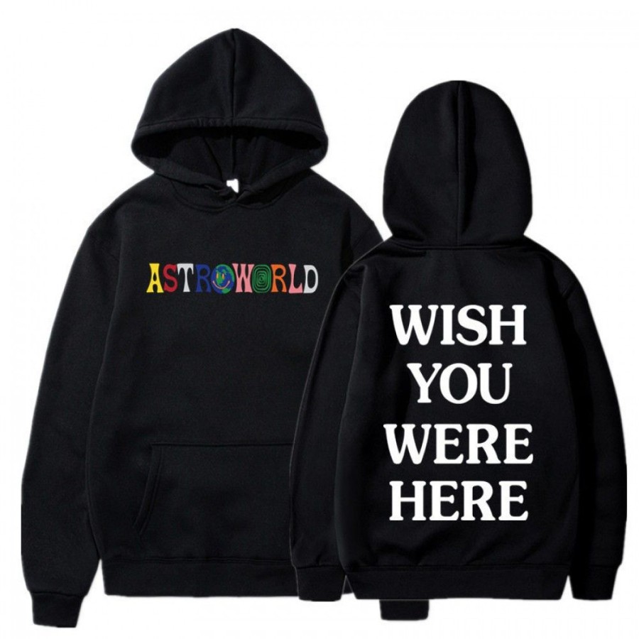 Men'S Favoshape | Hip Hop Streetwear Astroworld Wish You Were Here Printed Hoodie