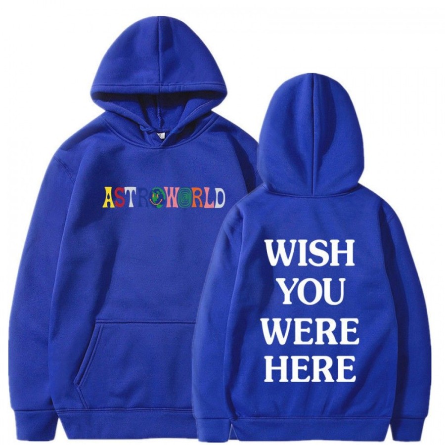 Men'S Favoshape | Hip Hop Streetwear Astroworld Wish You Were Here Printed Hoodie