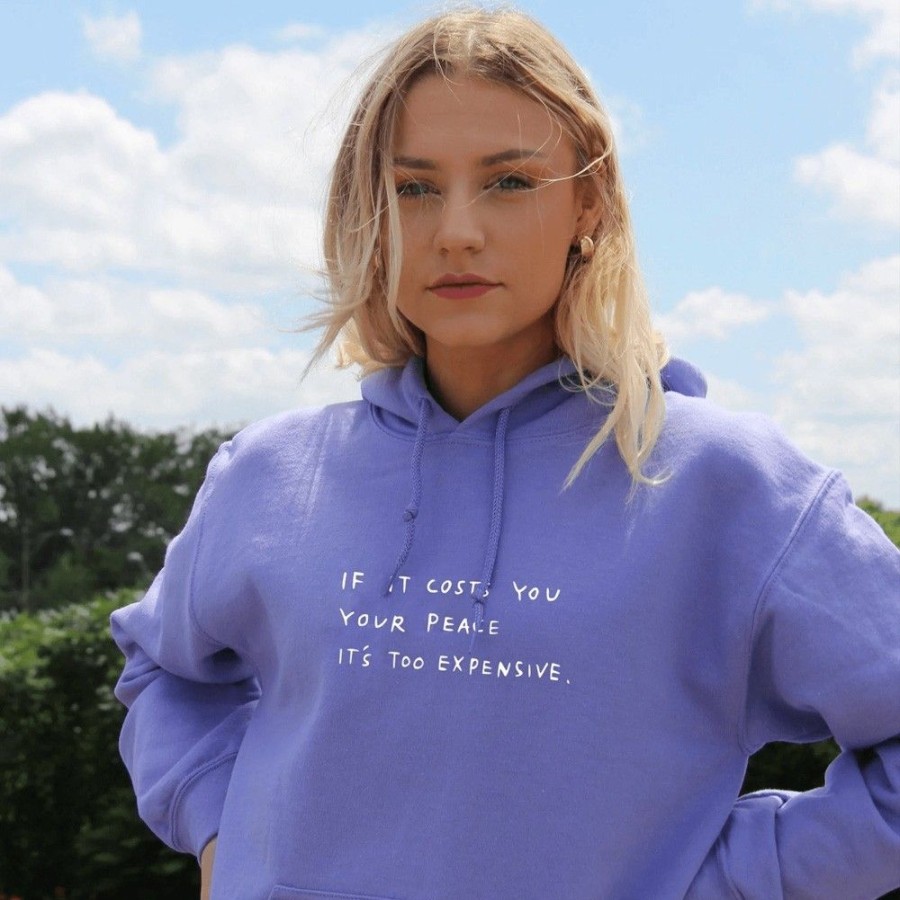 Women'S Favoshape | Unisex Casual It'S Too Expensive If It Costs You Your Peace Hoodie