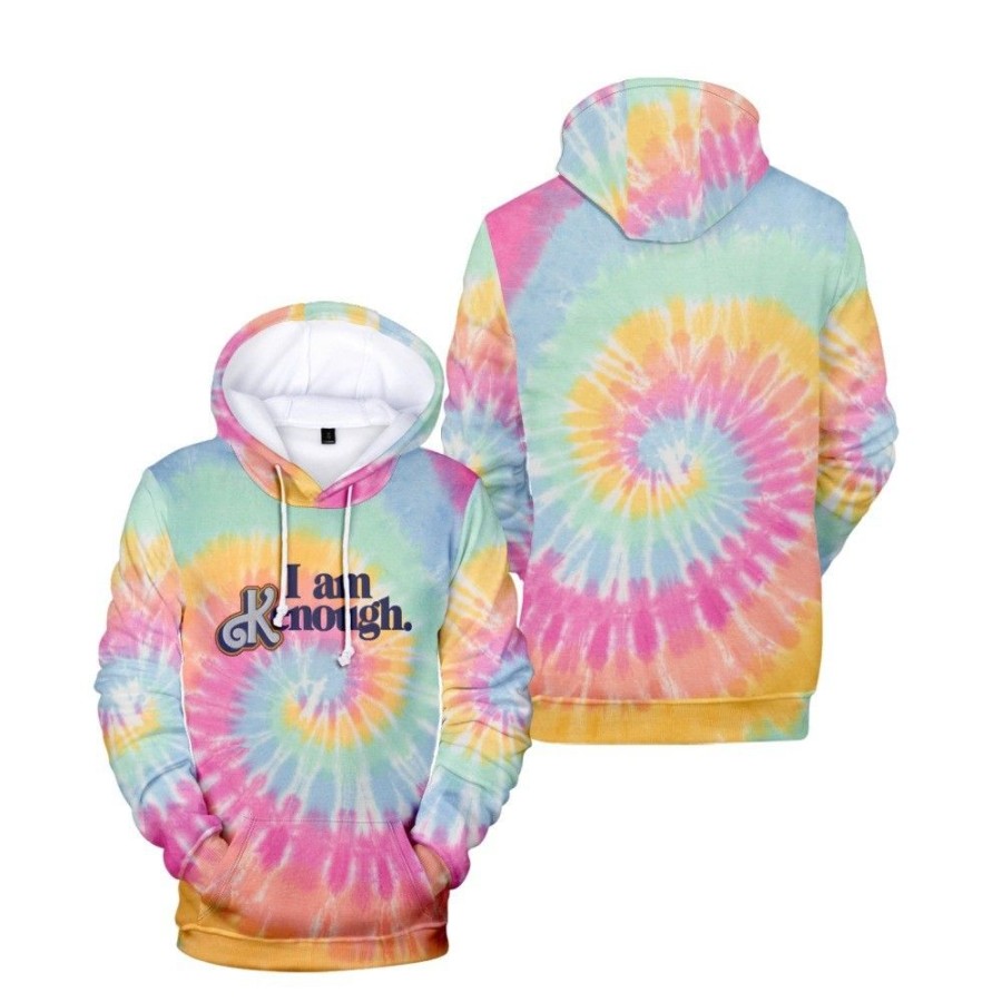 Men'S Favoshape | Unisex Tie Dye 3D Print Oversized Hoodie Multicolor