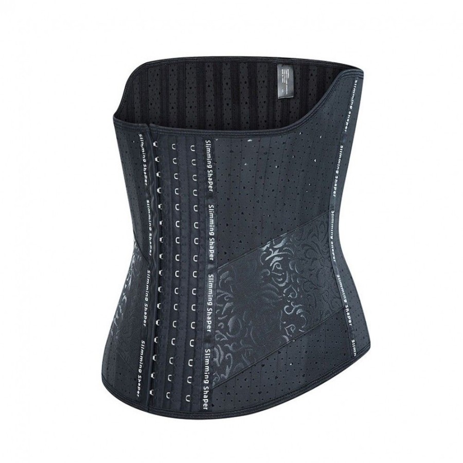 Corsets Favoshape | Women'S 25 Steel Boned Underbust Corset Sports Latex Waist Trainer