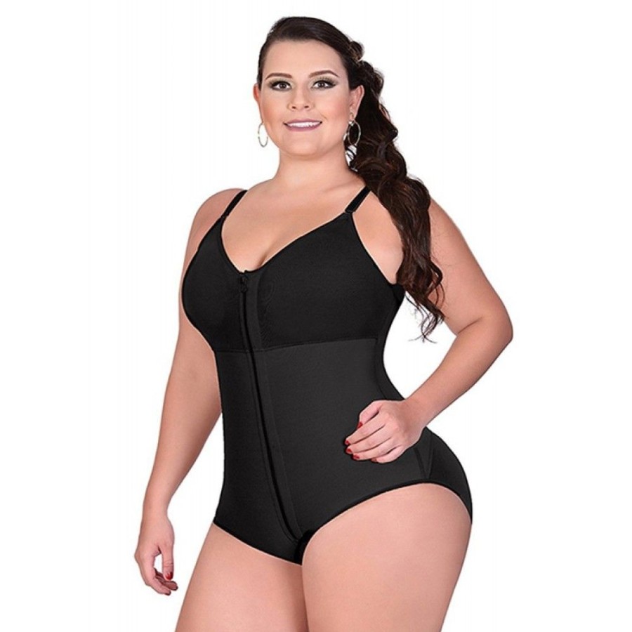 Shapewear Favoshape | Plus Size Straps Shapewear With Zipper Shaping Chariming Curves High Quality Body Shaper