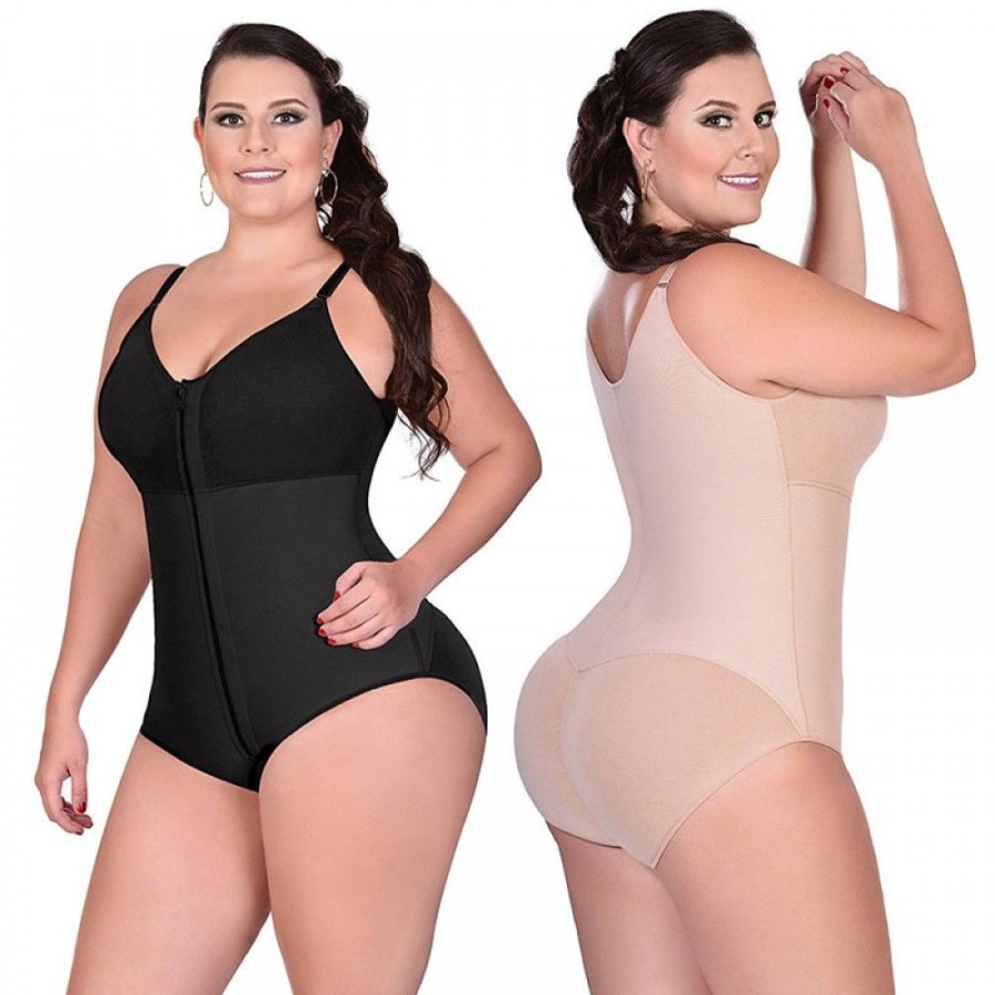 Shapewear Favoshape | Plus Size Straps Shapewear With Zipper Shaping Chariming Curves High Quality Body Shaper