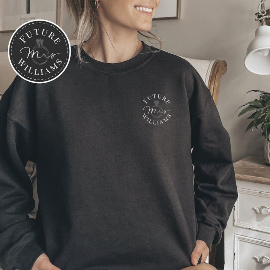 Custom Favoshape | Customized Future Mrs Bride Crewneck Sweatshirt