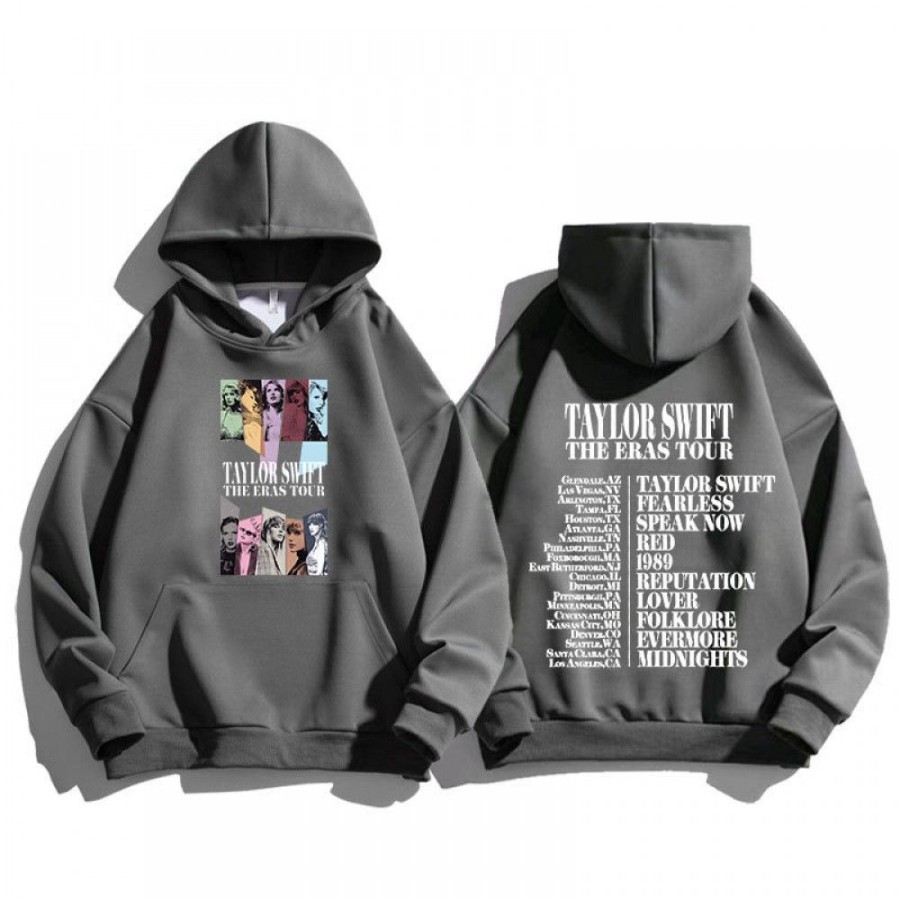 Men'S Favoshape | Women'S Classic Taylor The Eras Tour Printed Hoodie