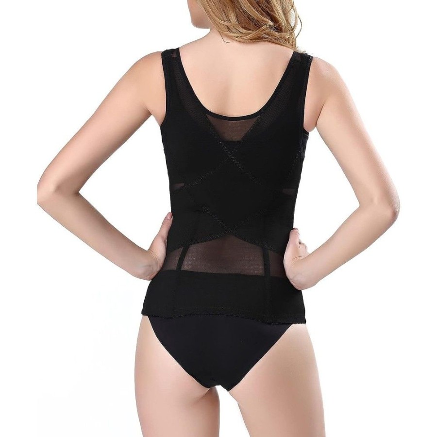 Shapewear Favoshape | Ladies Open Chest Bodysuit Tummy Control Fajas Hook & Eye Closure Body Shaper