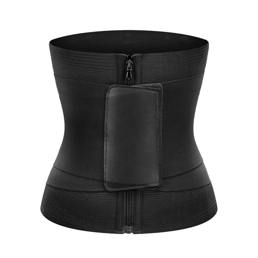 Corsets Favoshape | High Support Tummy Control Waist Trainer Corset Sport Waist Cincher Black