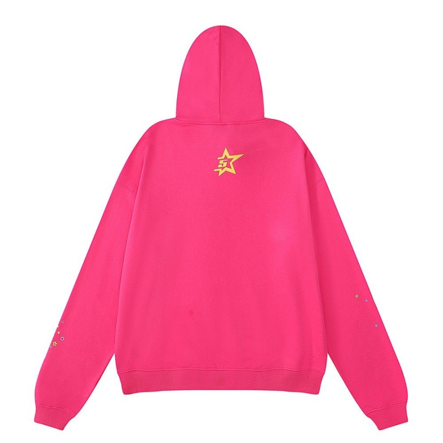 Men'S Favoshape | Hip Hop Streetwear Unisex Spider Glitter Hoodie