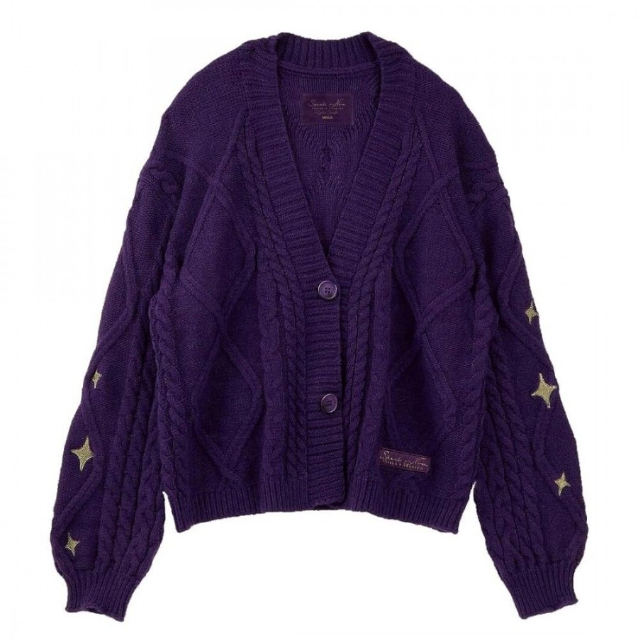 Women'S Favoshape | Women'S Speak Now Inspired Cropped Cardigan Purple