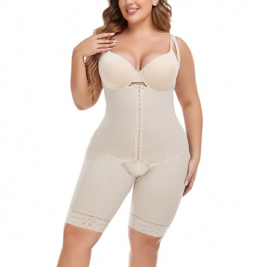 Shapewear Favoshape | High Compression Faja Tummy Control Bodysuit Seamless Firm Thigh Slimmer Butt Lifter Shapewear