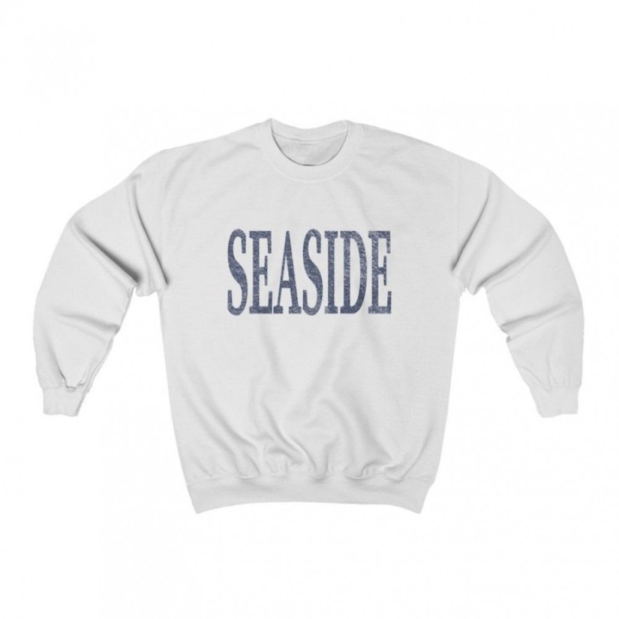 Women'S Favoshape | Women'S Inspirational Seaside Crewneck Sweatshirt