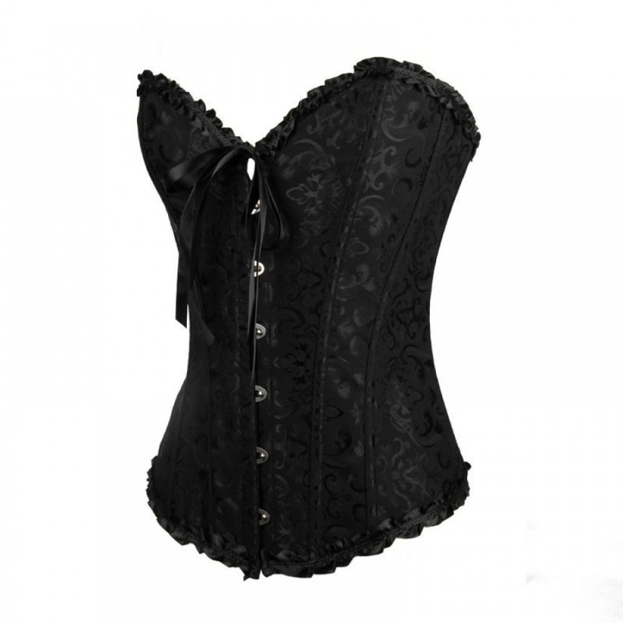 Corsets Favoshape | Women'S Lace Up Boned Overbust Corset Bustier Vintage Renaissance Bodyshaper