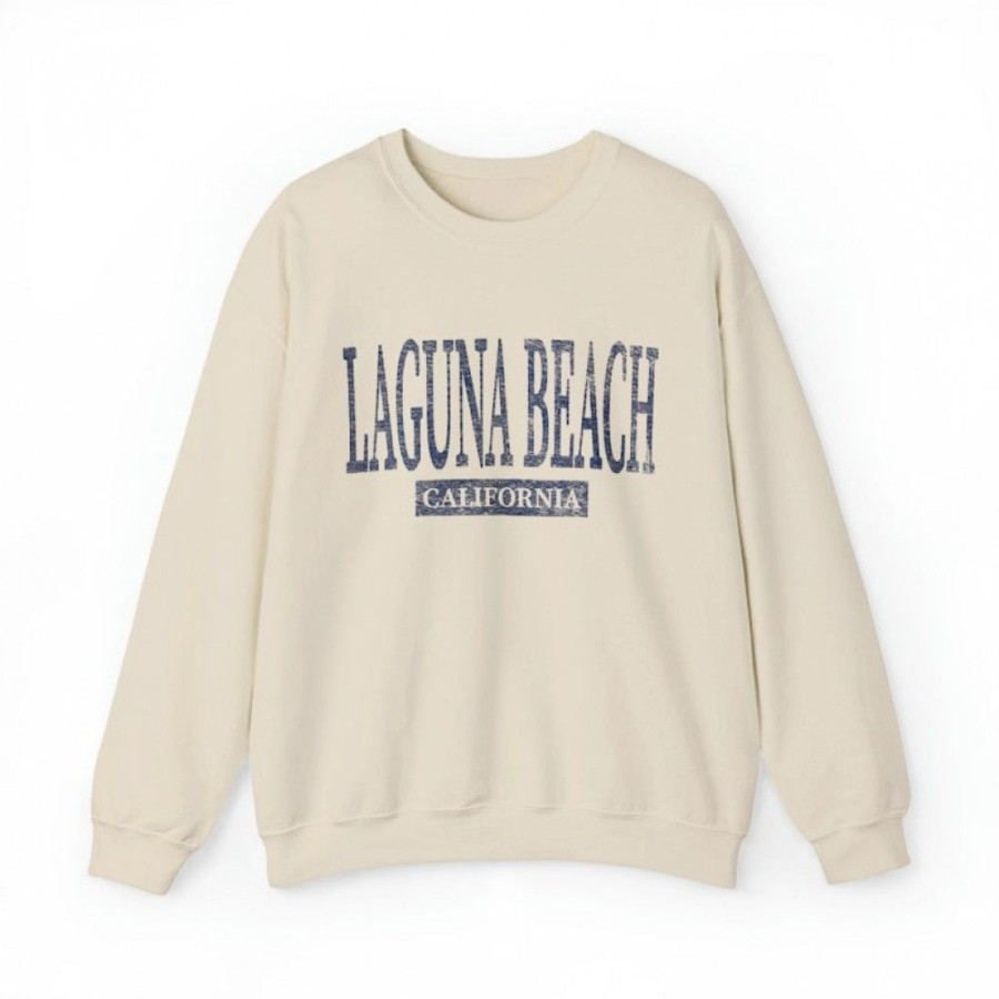 Women'S Favoshape | Women'S Distressed California Laguna Beach Sweatshirt