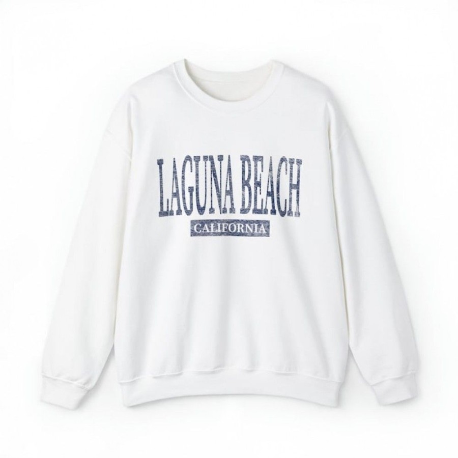 Women'S Favoshape | Women'S Distressed California Laguna Beach Sweatshirt