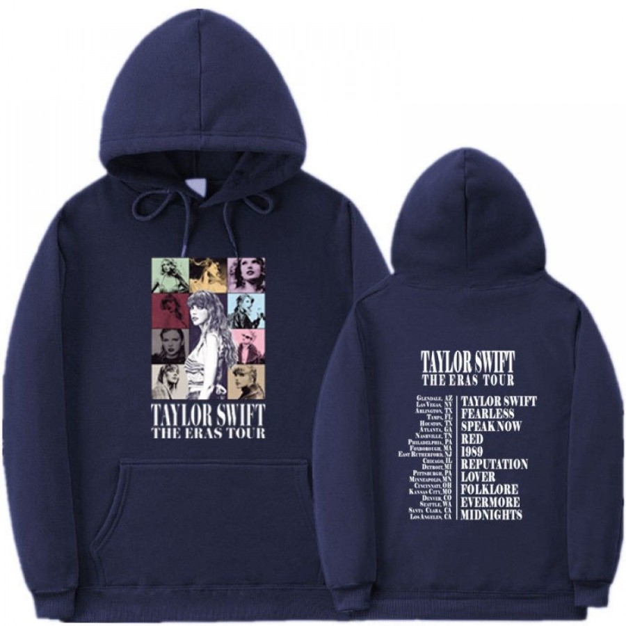 Men'S Favoshape | Unisex Taylor'S The Eras Tour Drawstring Hoodie