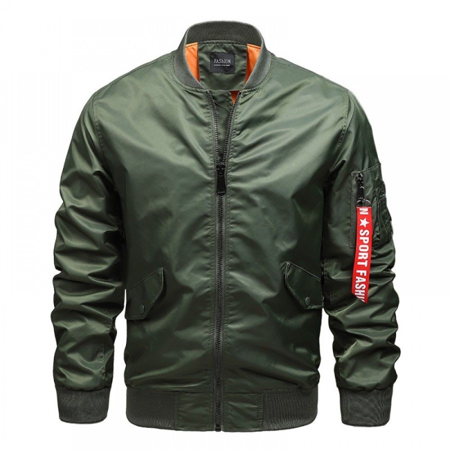 Men'S Favoshape | Men'S Winter Coat Zipper Up Bomber Jacket