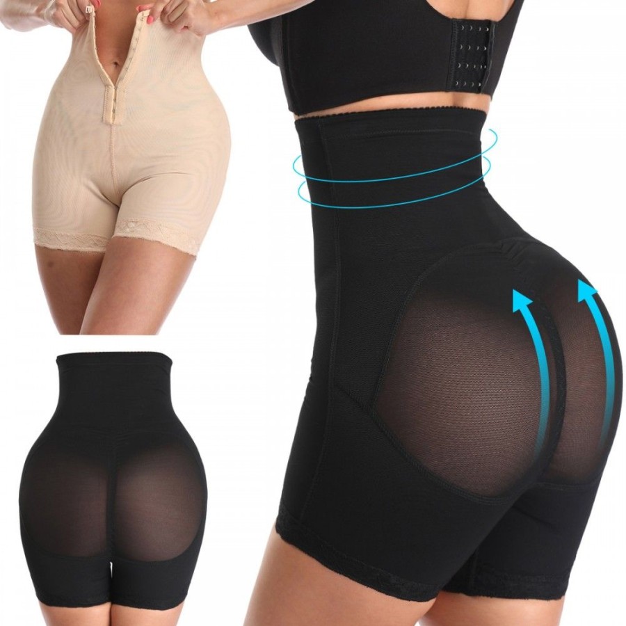 Shapewear Favoshape | Seamless Padded Butt Lifter Plus Size Firm Control Shorts And Panties