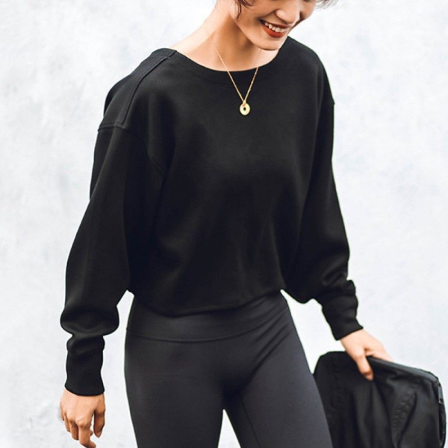 Women'S Favoshape | Women'S Outdoor Reversible Twisted Long Sleeve Top Shirt